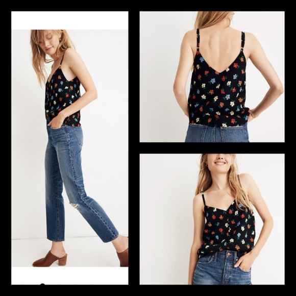 Madewell Cami in‎ Pressed Flowers - Picture 1 of 5